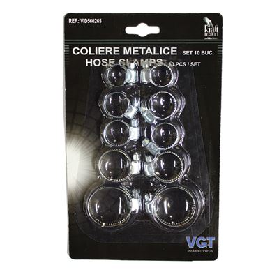 VIVAUTO Coliere Metalice 10 bucati