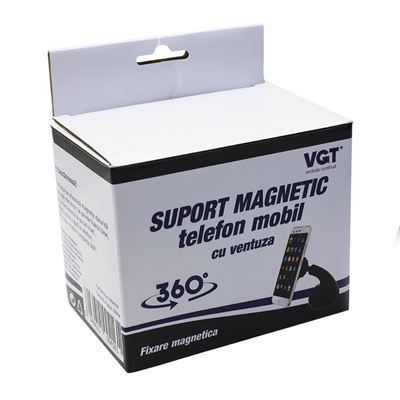 VIVAUTO Suport Magnetic Telefon cu Ventuza