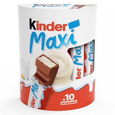 Kinder Maxi Chocolate 10 x 21 g