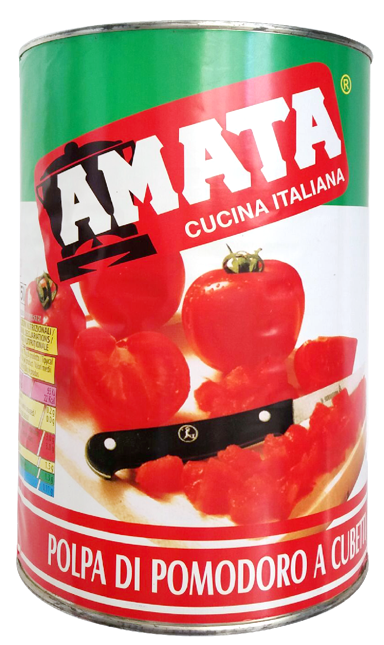 AMATA Rosii Decojite Cuburi 4,1 Kg