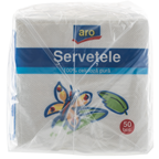 aro Servetele Albe 25 cm 50 bucati x 4  seturi