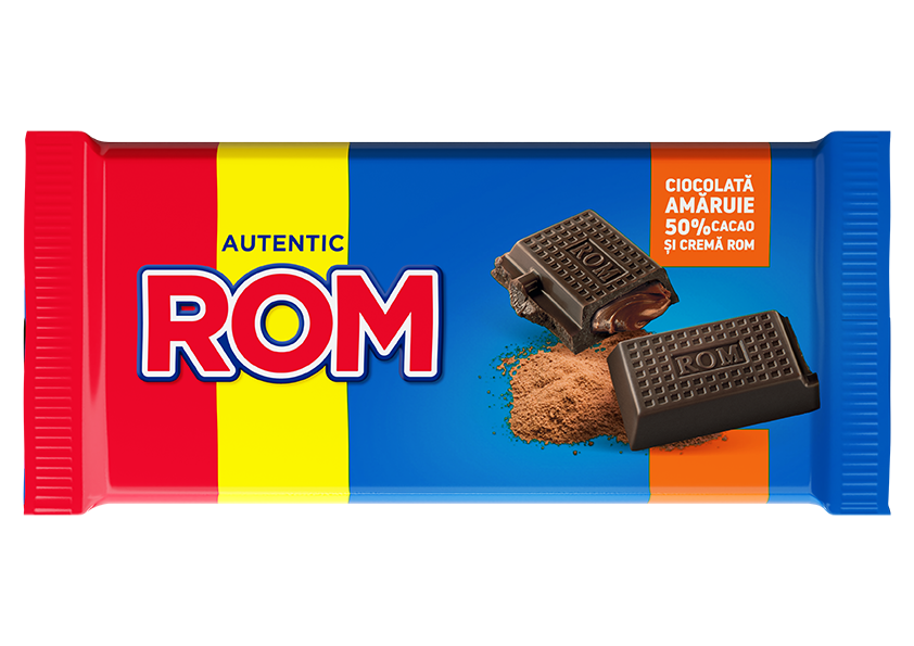 ROM Ciocolata 50% Crema de Rom 3 x 88 g