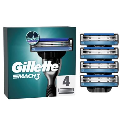 Gillette Mach 3 Rezerve Aparat de Ras 4 bucati