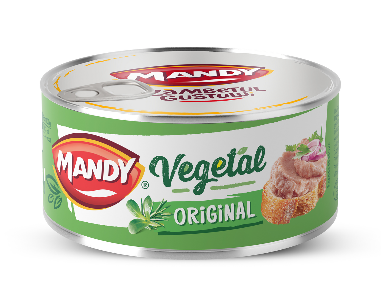MANDY Pasta Vegetala Original 6 x 120 g