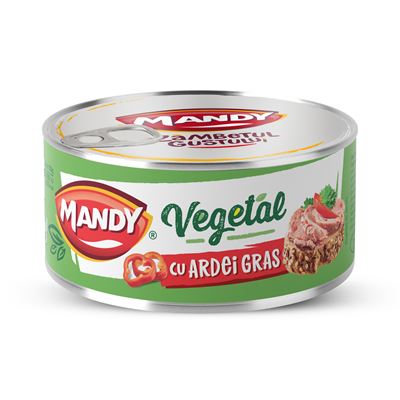 MANDY Pasta Vegetala cu Ardei 6 x 120 g