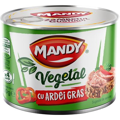 MANDY Pate Vegetal Ardei 6 x 200 g