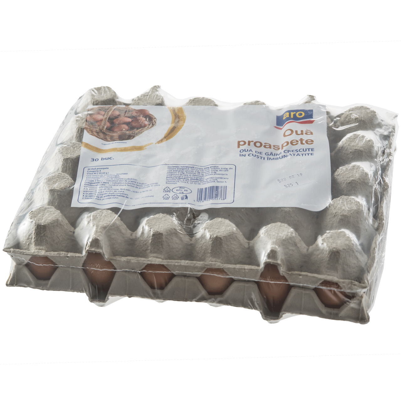 aro Oua Proaspete Marimea M 180 bucati