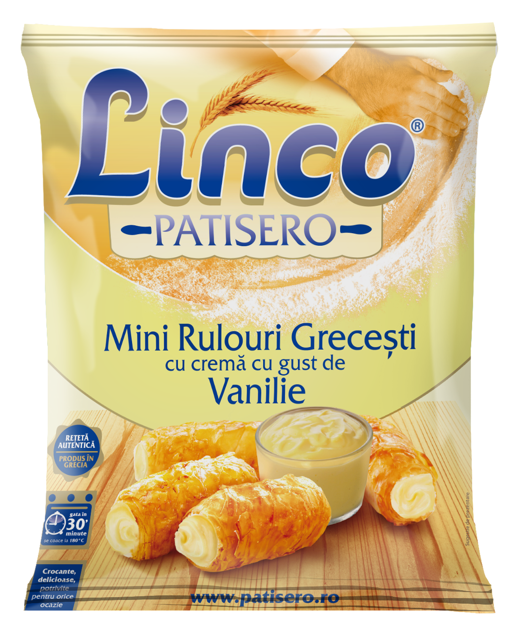 Linco Mini Rulouri Crema Vanilie Congelate 500 g ?