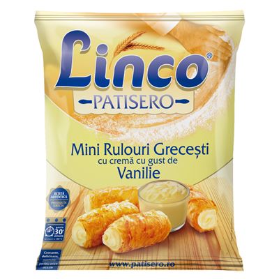 Linco Mini Rulouri Crema Vanilie Congelate 500 g ❄