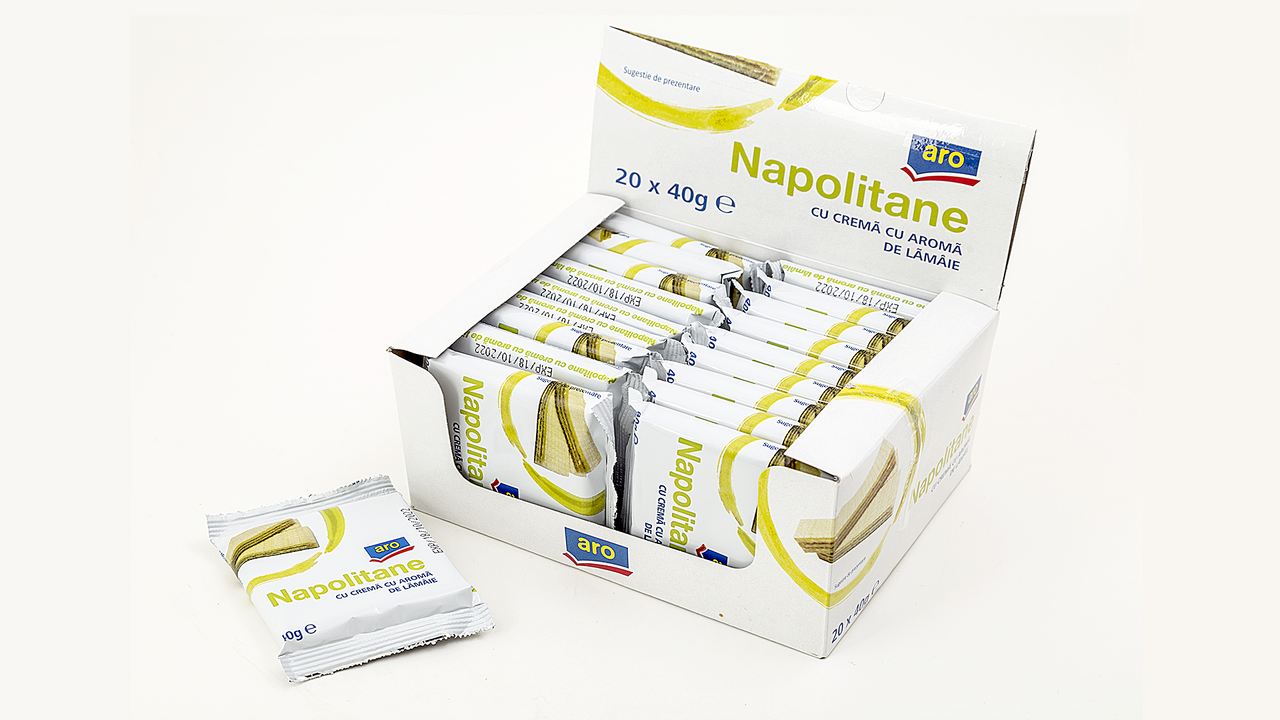 aro Napolitane Crema Lamaie 20 x 40 g