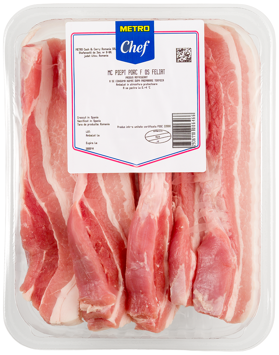 METRO Chef Piept Porc fara Os Feliat
