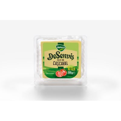 delaco Desenvis Cascaval Felii 200 g
