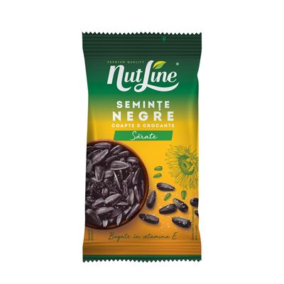 NUTLINE Seminte Floarea Soarelui Negre Sare 100 g