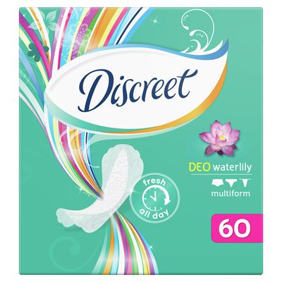 Discreet Deo Waterlily Absorbante Zilnice 60 bucati