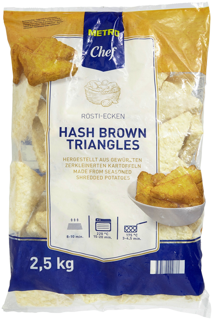 METRO Chef CARTOFI TRIUNGHIURI 2500 g ?