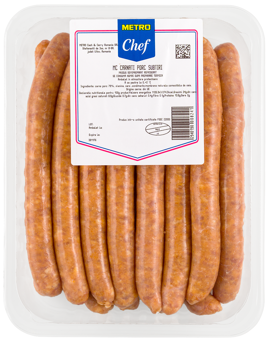 METRO Chef Carnati Porc Mat Oaie