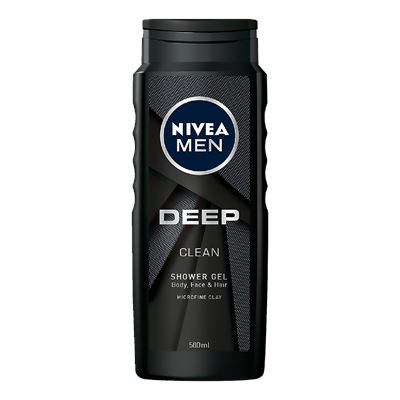 NIVEA Men Deep Clean Gel Dus 500 ml