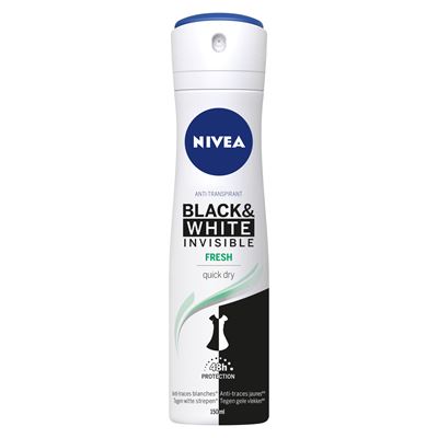 NIVEA Deodorant Spray Women Black & White Invisible Fresh 150 ml