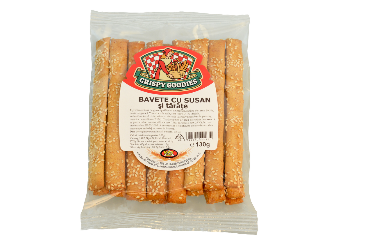CRISPY GOODIES Bavete Susan si Tarate 130 g