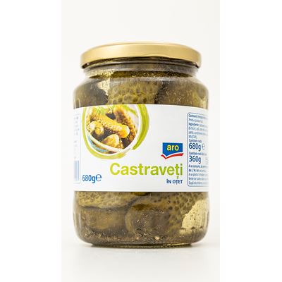 aro Castraveti In Otet Calibru 6-9 cm 3 x 680 G