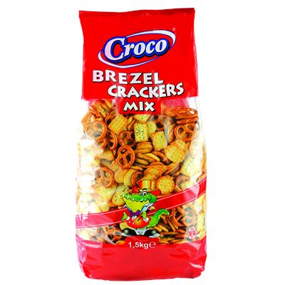 CROCO Mix Brezel & Crackers 1,5 Kg