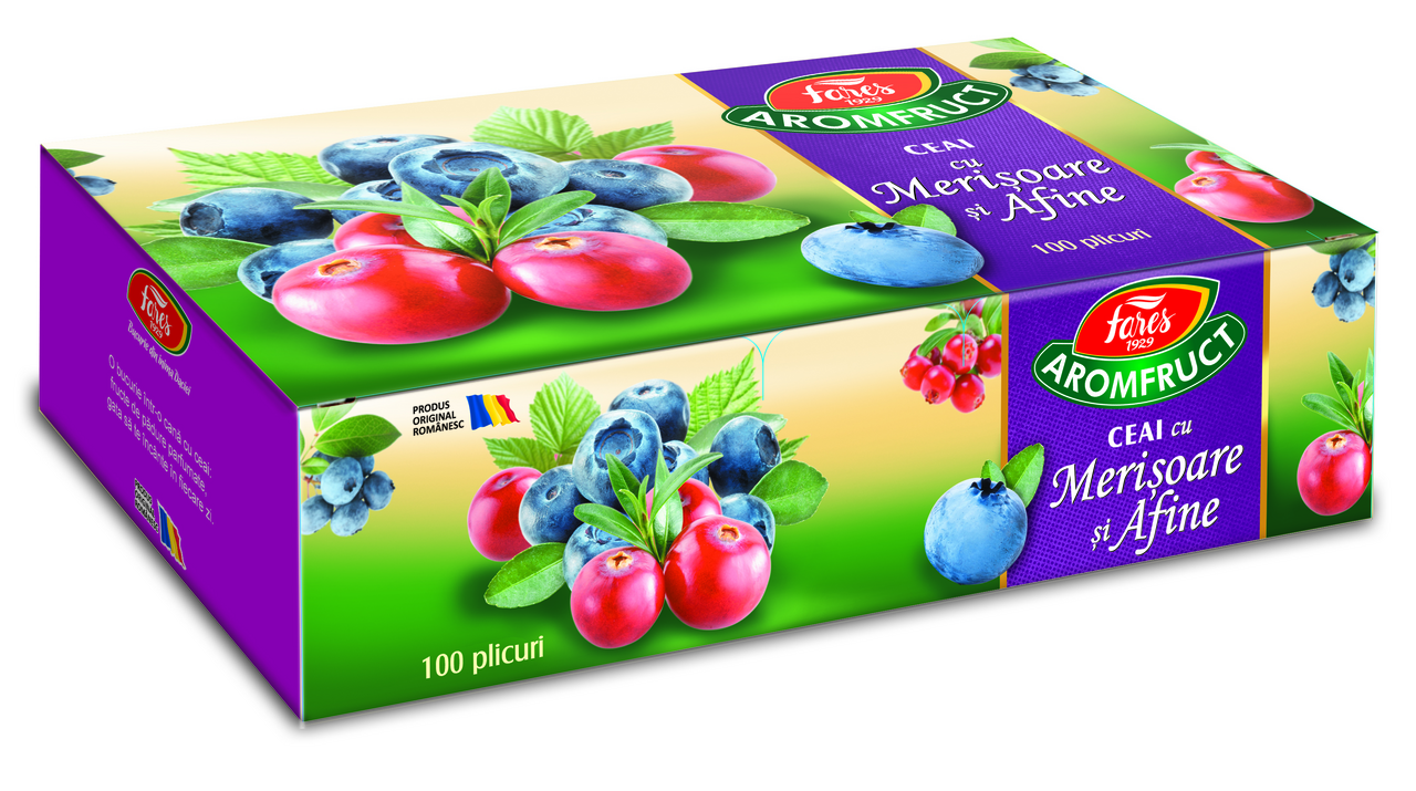 FARES Ceai Merisoare Afine 150 g