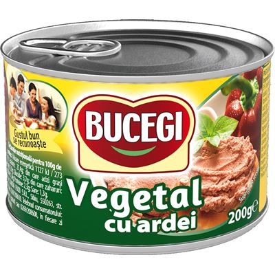 BUCEGI Pasta Vegetala cu Ardei 6 x 200g