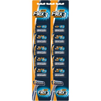 BiC Aparate de Ras Flex 3 Lame Classic HC 10 bucati
