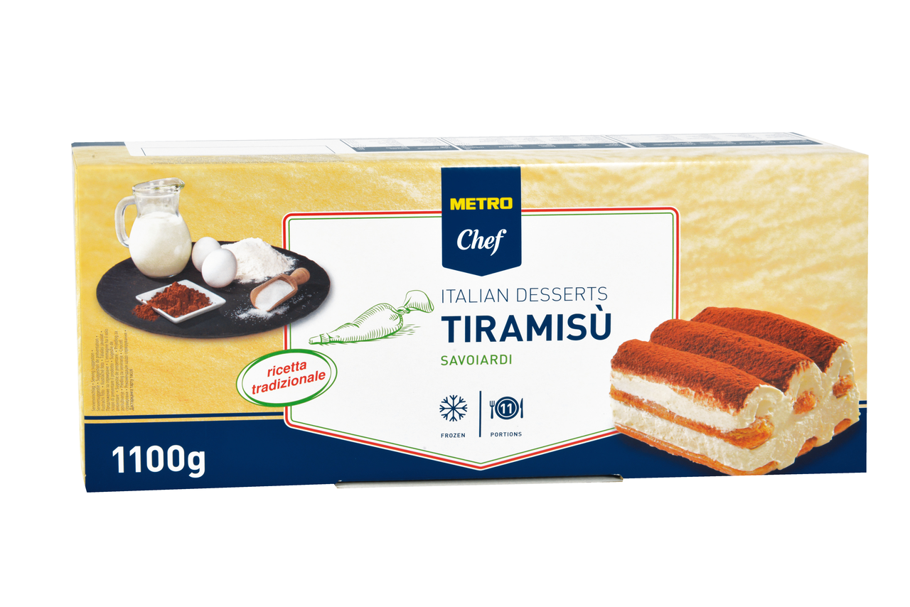 METRO Chef Tiramisu Congelat 1,1 Kg ?