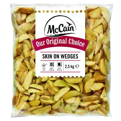 McCain Cartofi Wedges cu Coaja 2,5 Kg ❄