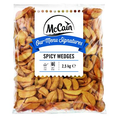 McCain Cartofi Wedges Picanti 2,5 Kg ❄