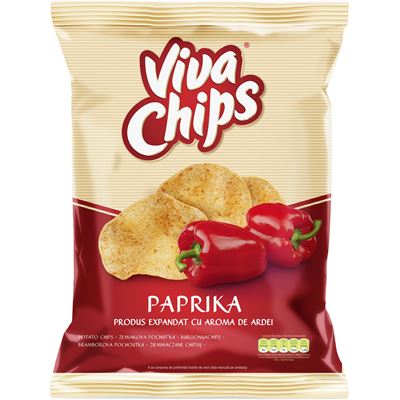 Viva Chips Ardei 24 x 50 g