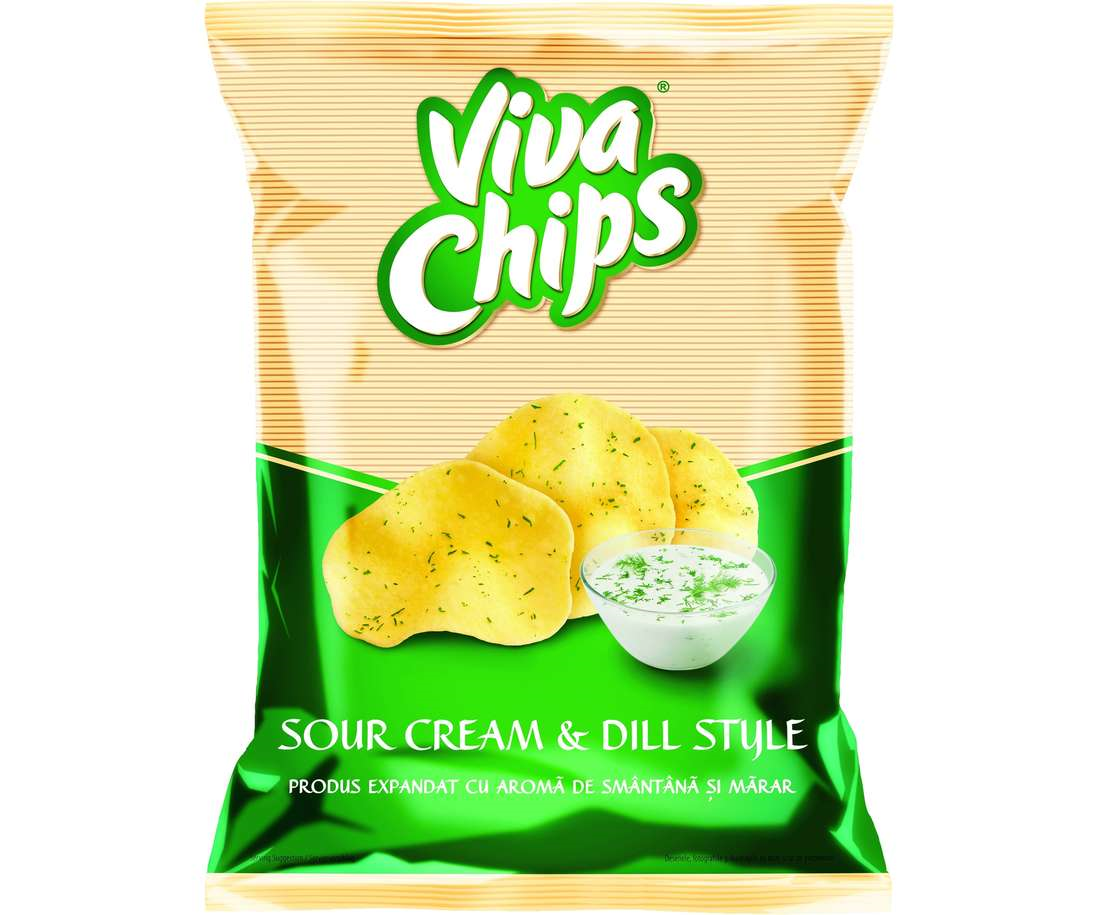 Viva Chips Smantana & Marar 24 x 50 g