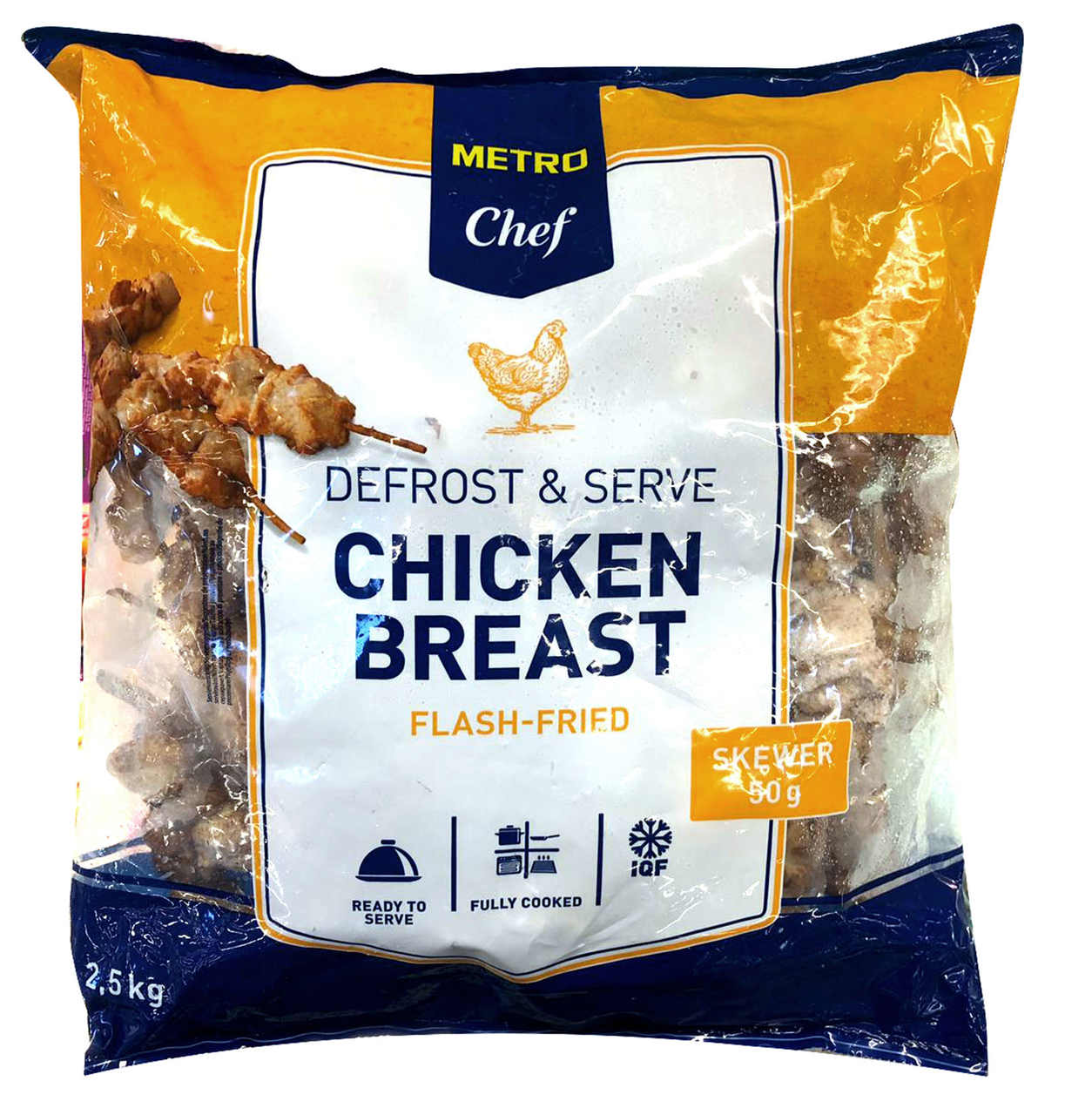 METRO Chef Frigarui Piept Pui Prajit Congelat 2,5 Kg ?