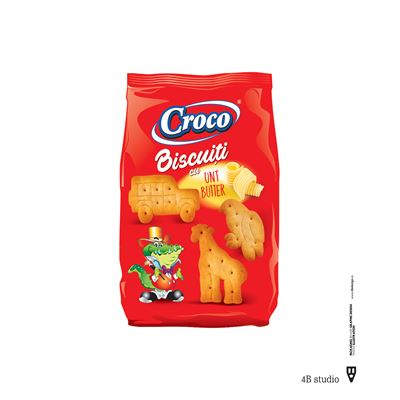CROCO Zoo Biscuiti cu Unt 100 g