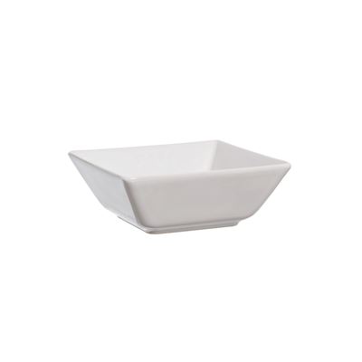 METRO PROFESSIONAL Tokyo Bol Patrat Alb Lucios 13 cm
