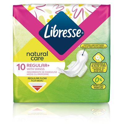 Libresse Natural Care Absorbante Regular 10 bucati