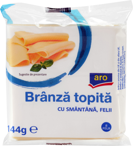 aro Branza Topita Felii Smantana 144 g