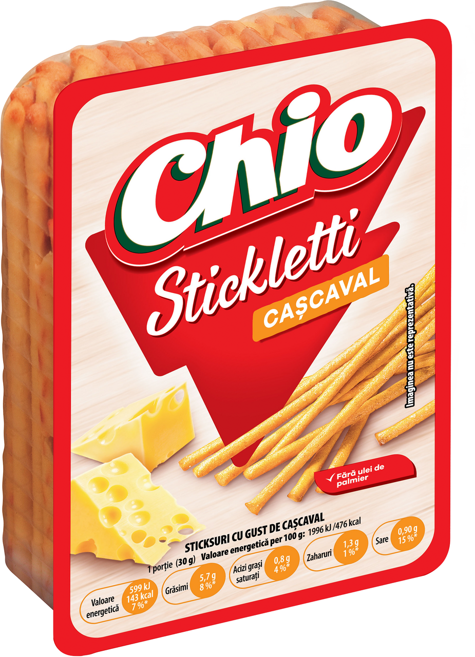 Chio Stickletti Cascaval 80 g