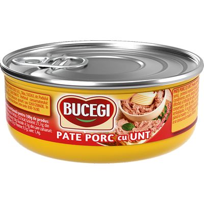 BUCEGI Pate Porc cu Unt 6 x 120g