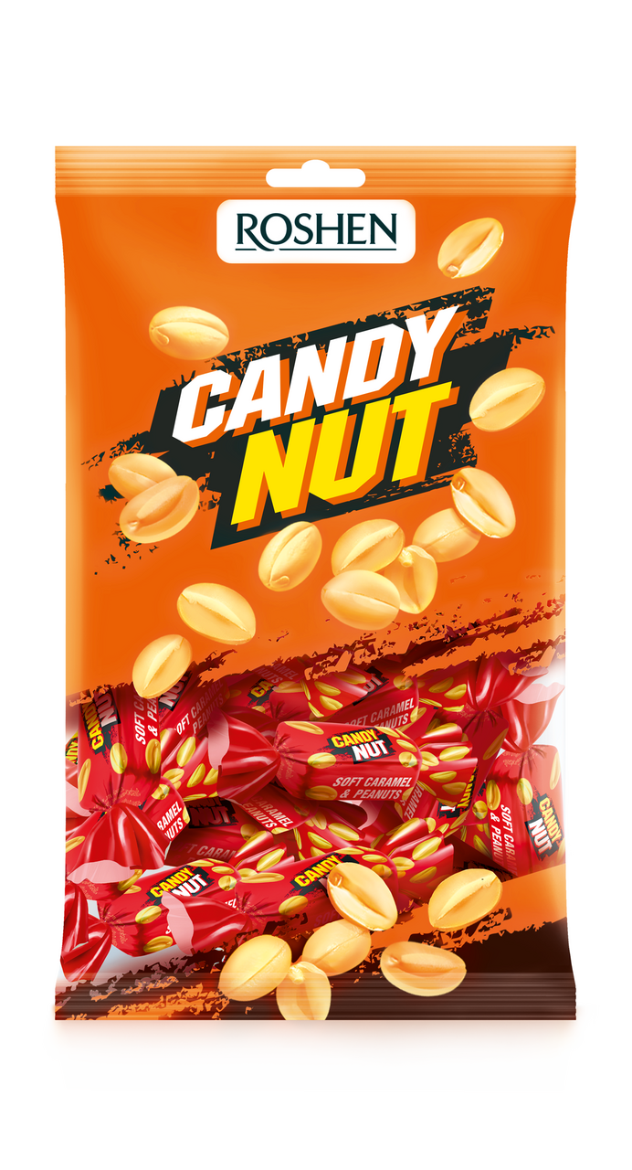 ROSHEN Candy Nut Bomboane cu Caramel si Alune 1 Kg