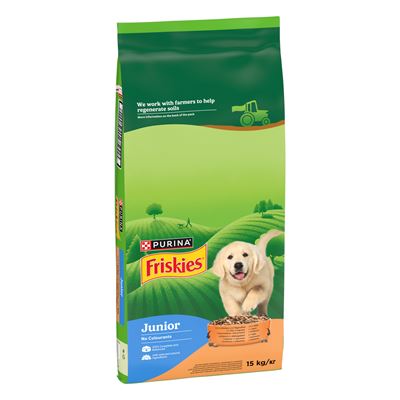 Friskies Hrana Uscata Junior Pui si Legume 15 Kg