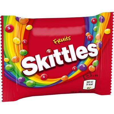 SKITTLES Bomboane Gumate cu Aroma de Fructe 18 x 18 g
