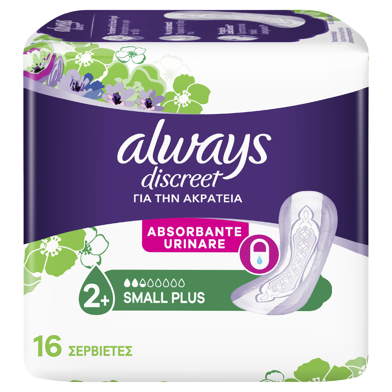 always Absorbante Urinare Small Plus 16 bucati