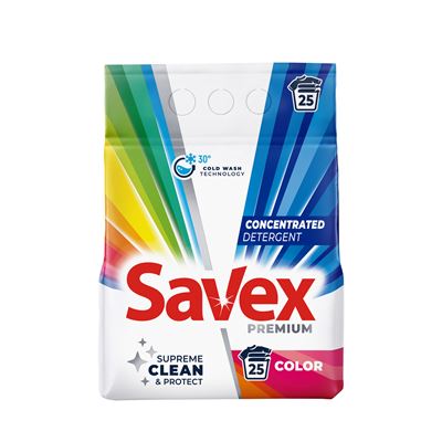 Savex Parfum Lock Detergent 2 in 1 pentru Rufe Colorate 2 Kg