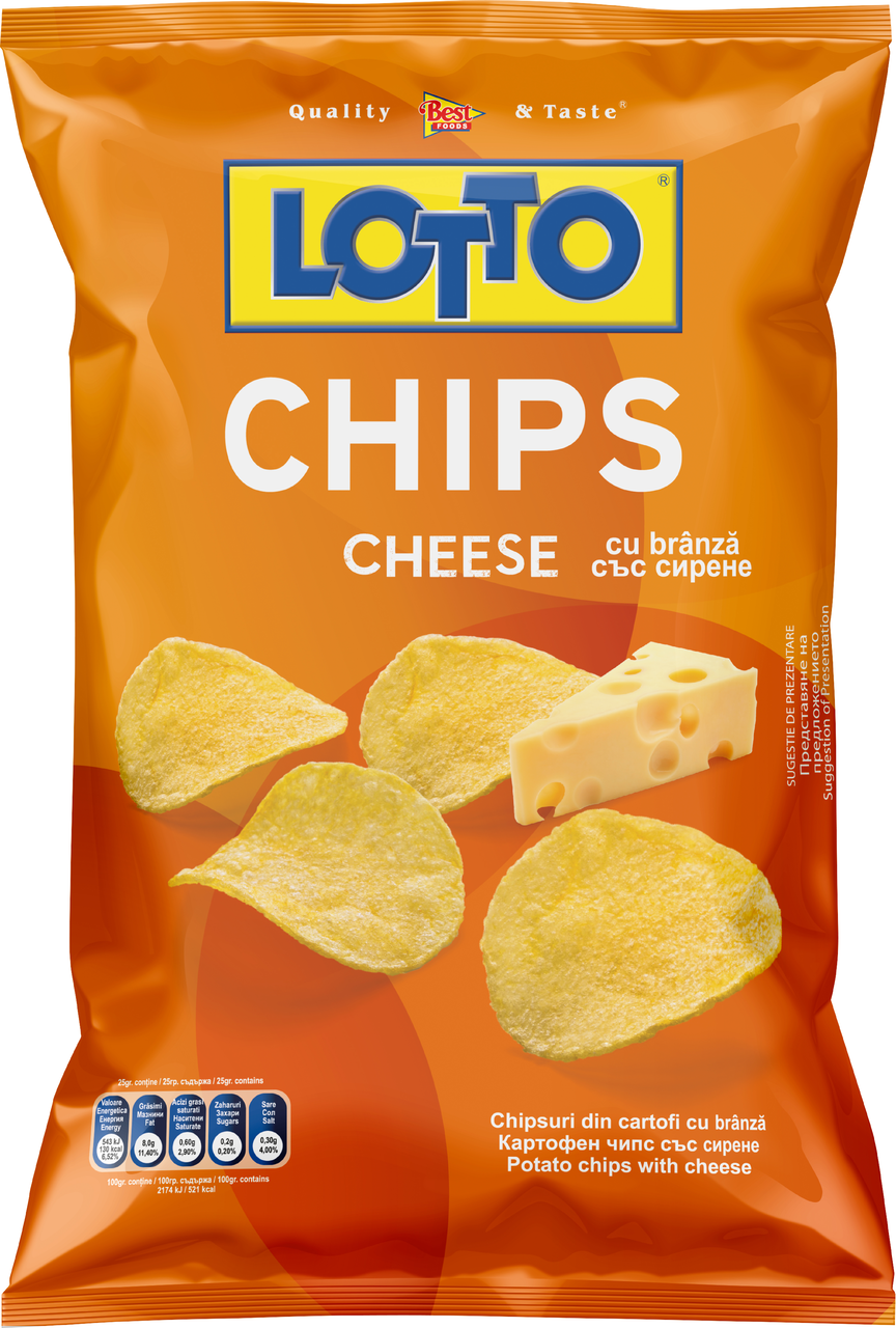 LOTTO Chips Branza 5 x 60 g