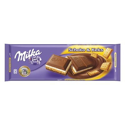 milka Ciocolata cu Biscuiti 300 g