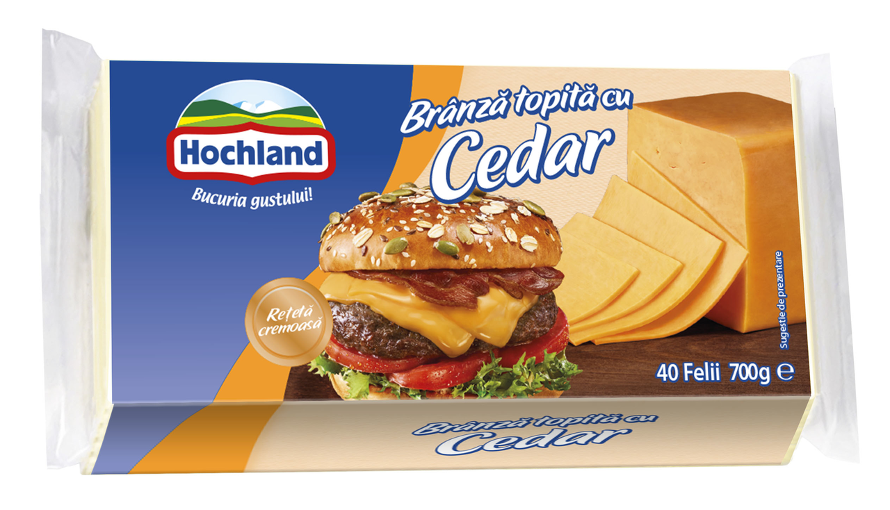 Hochland Branza Topita Felii Cedar 700 g