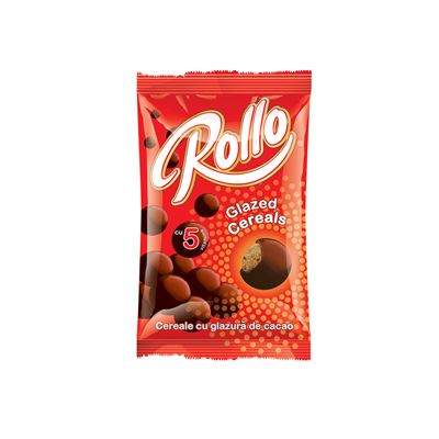 ROLLO Cereale Glazurate cu Cacao 100 g
