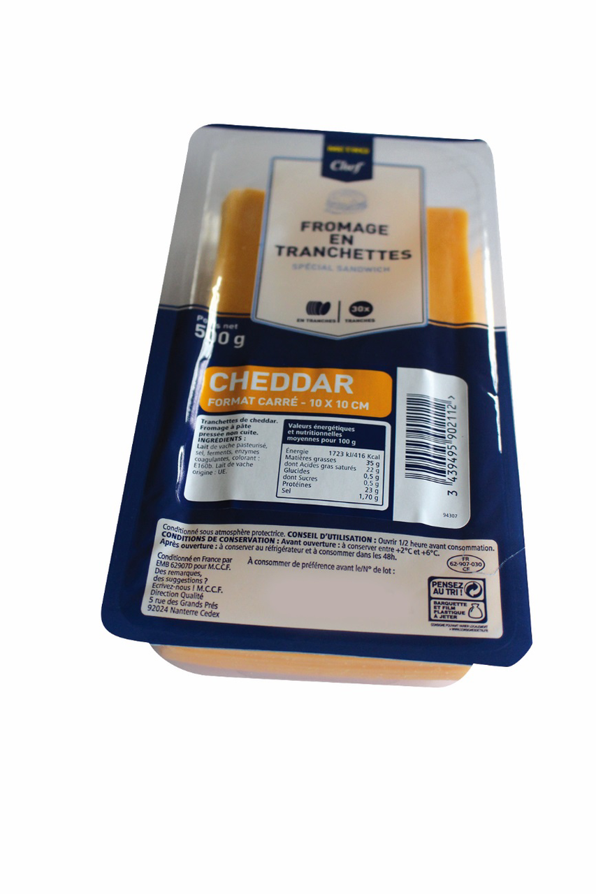 METRO Chef Cheddar Felii 500 g